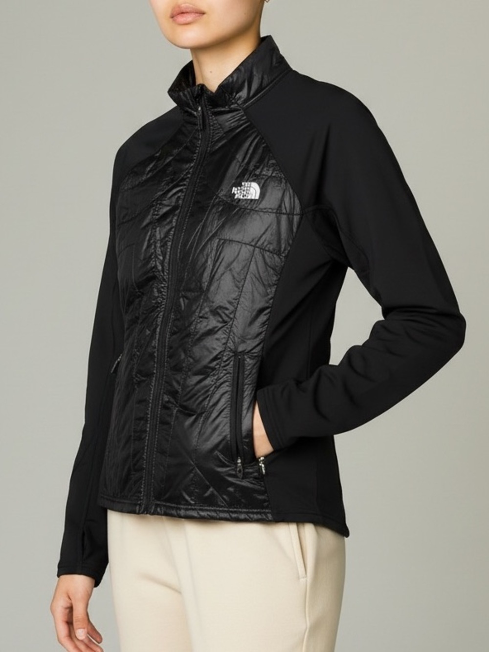 NORTH FACE Flight Series Jacket Women’s Medium Black Hybrid Lightweight
